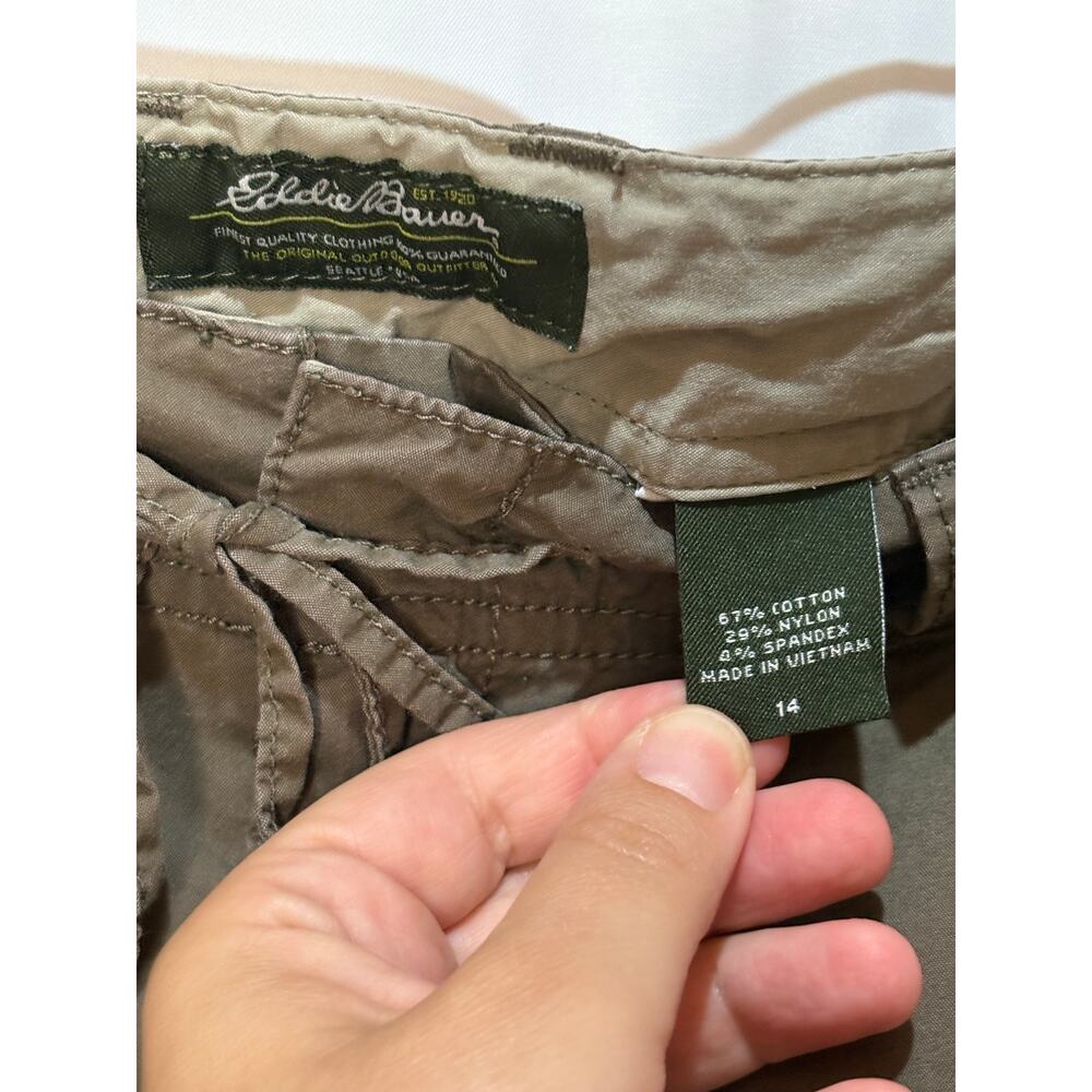 Eddie Bauer Womens Brown Cargo Skirt Utility Size 14 - Picture 4 of 6